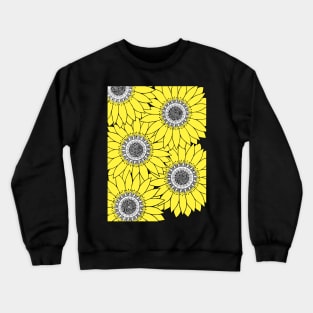 SUNFLOWER MANDALA Crewneck Sweatshirt